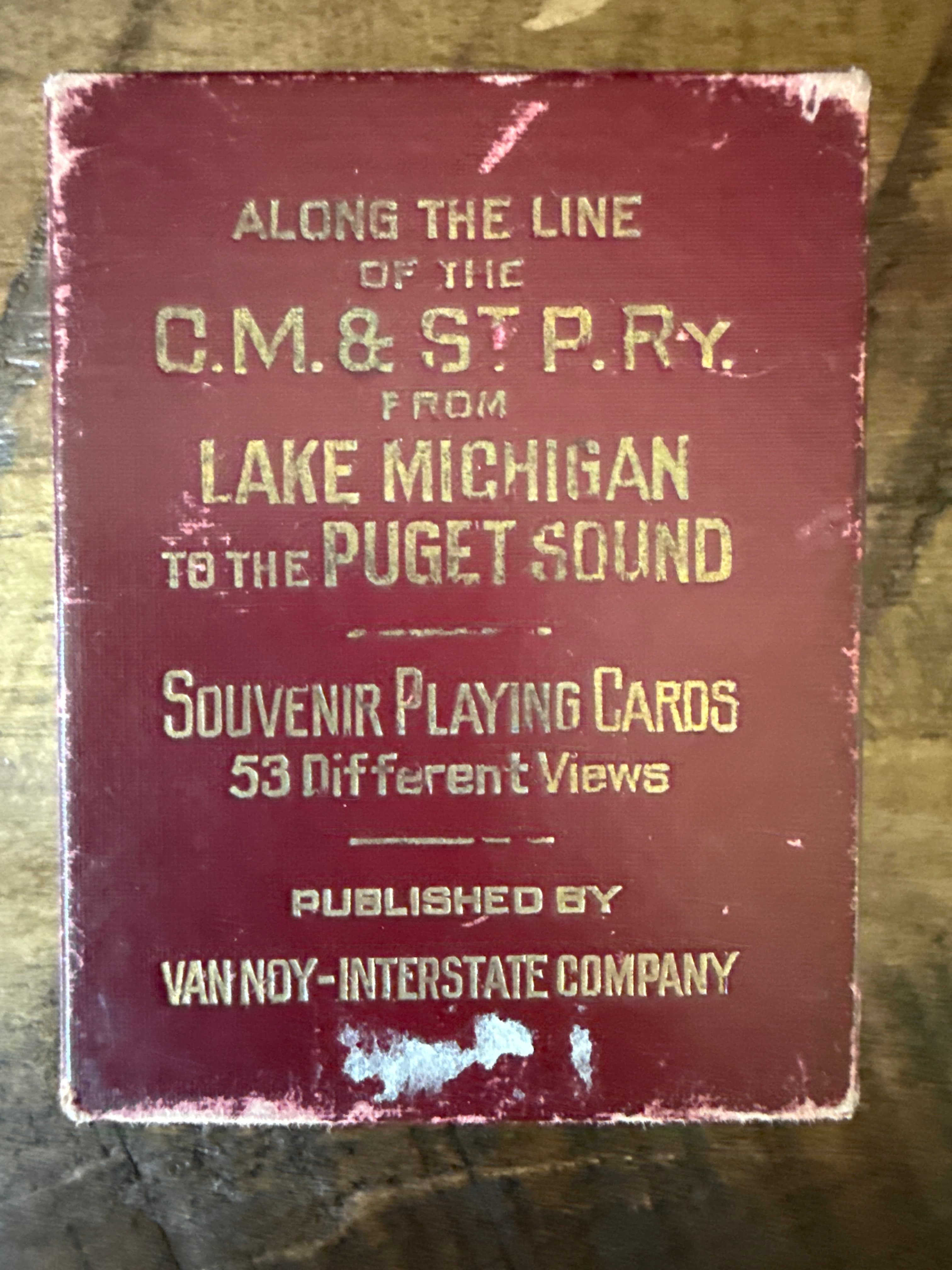 Along the Line of the C.M and St. Paul - Lake Michigan to Puget Sound