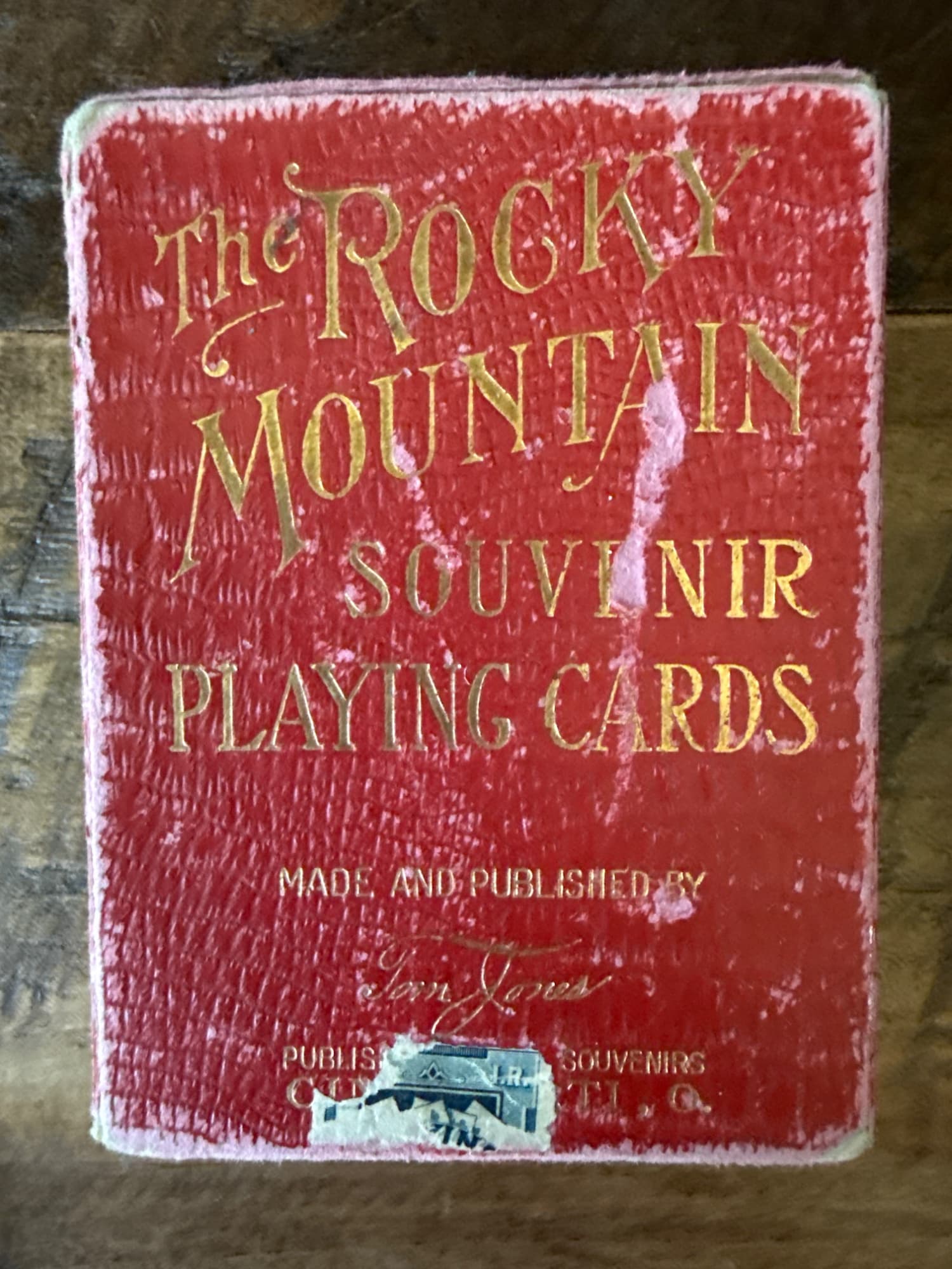 Rocky Mountain Souvenir Playing Cards