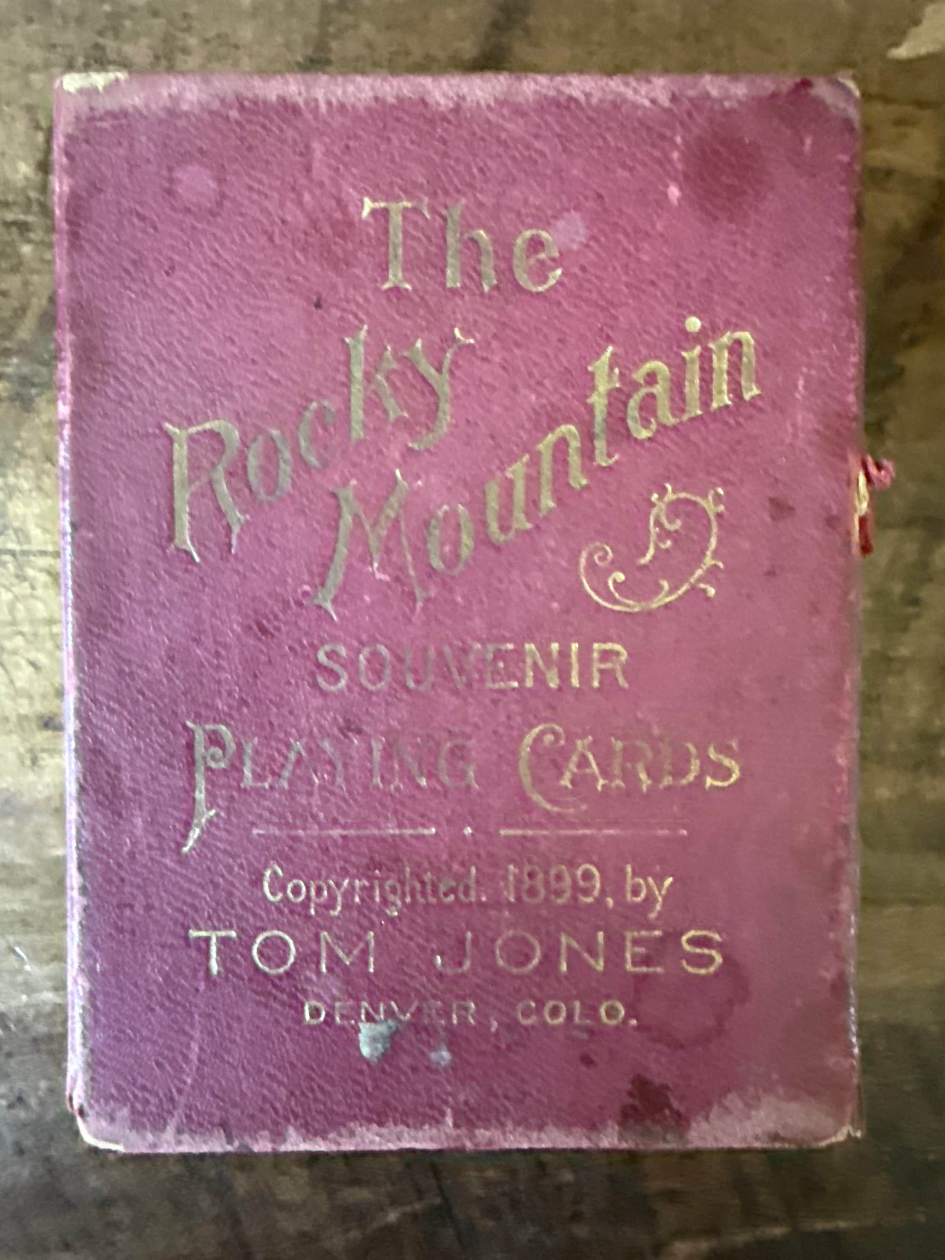 Rocky Mountain Souvenir Playing Cards