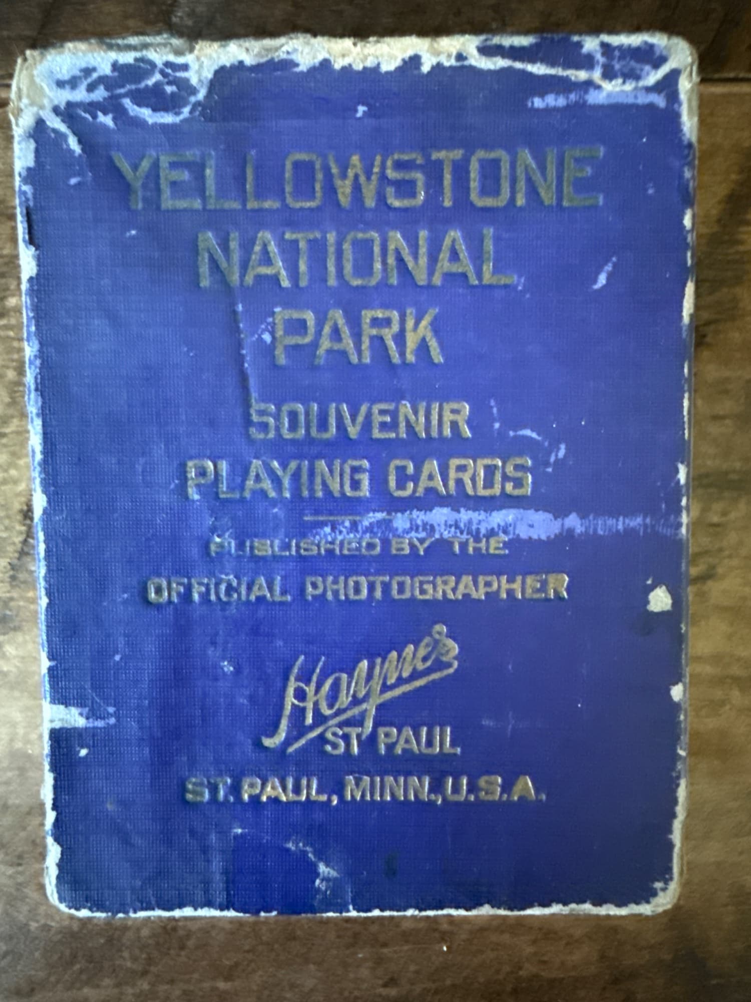 Yellowstone National Park Souvenir Playing Cards