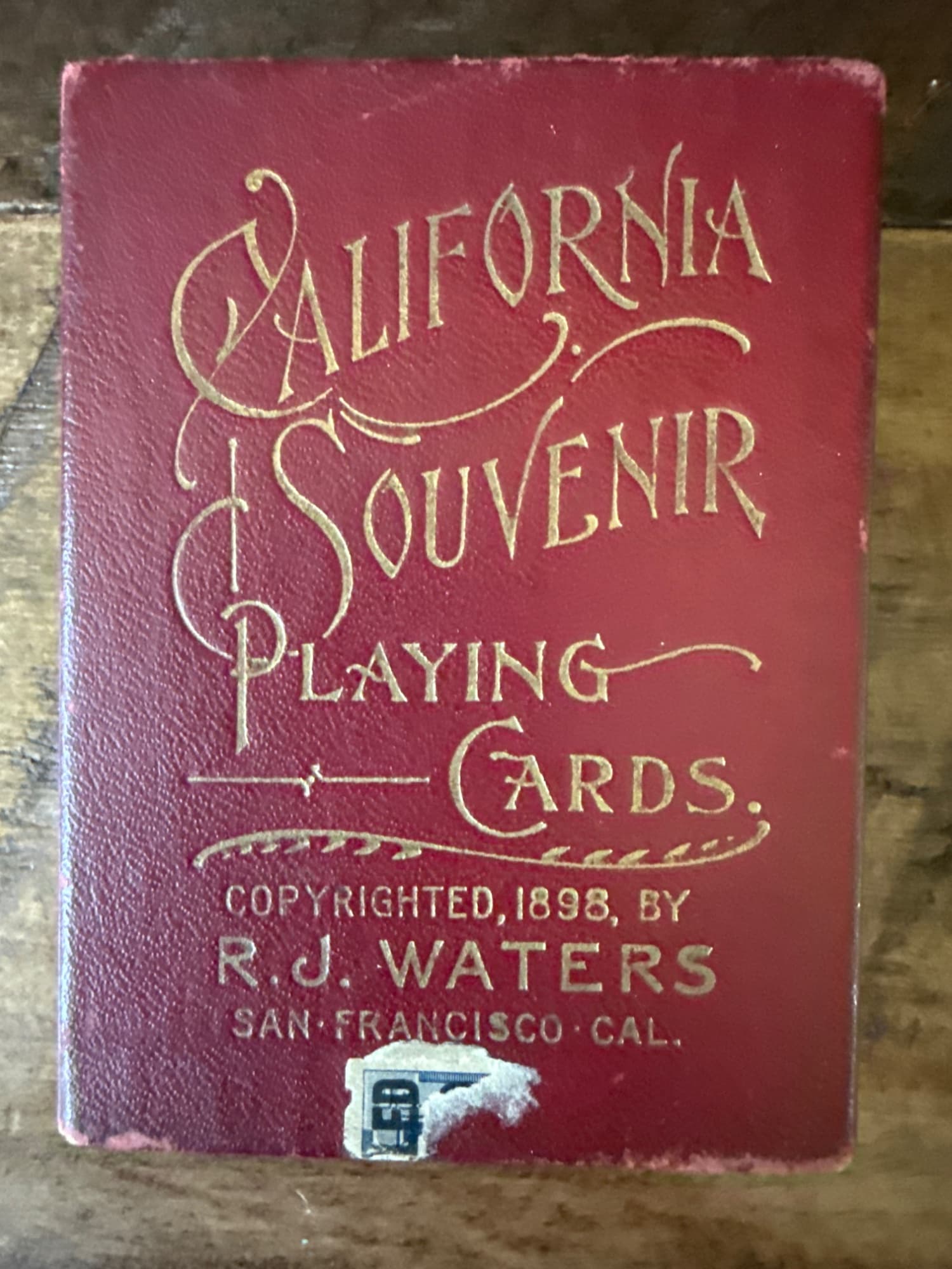California Souvenir Playing Cards