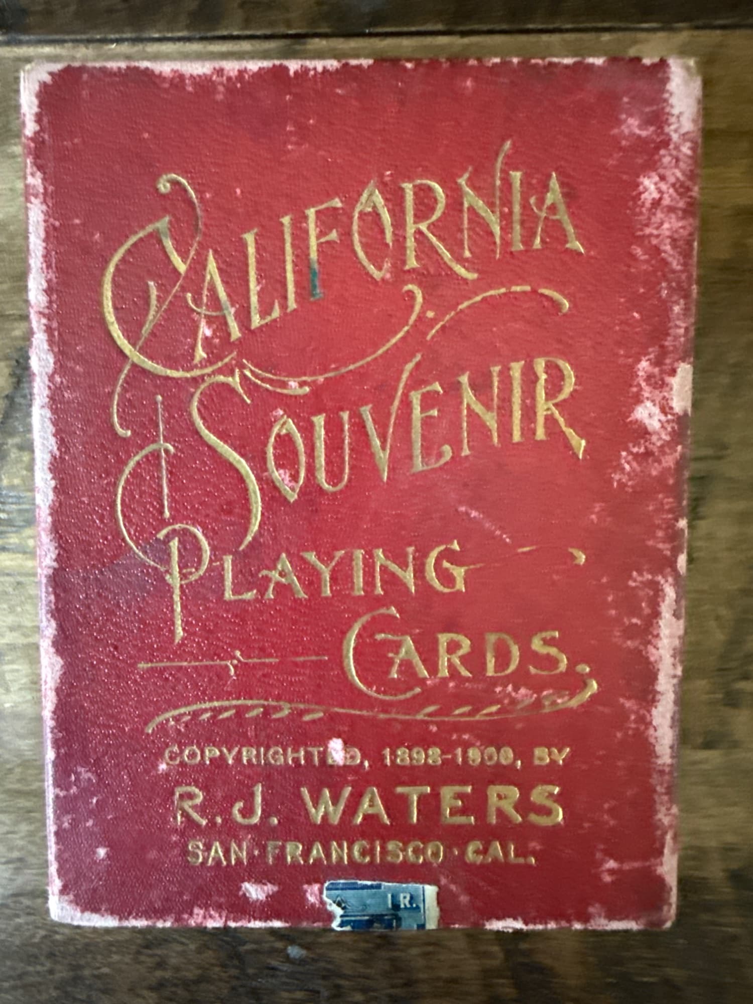 California Souvenir Playing Cards