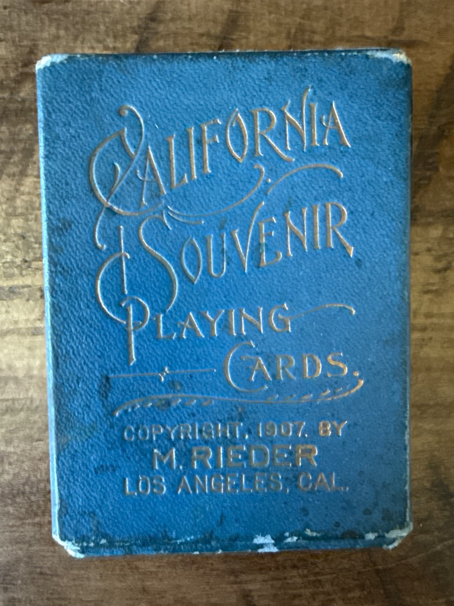 California Souvenir Playing Cards