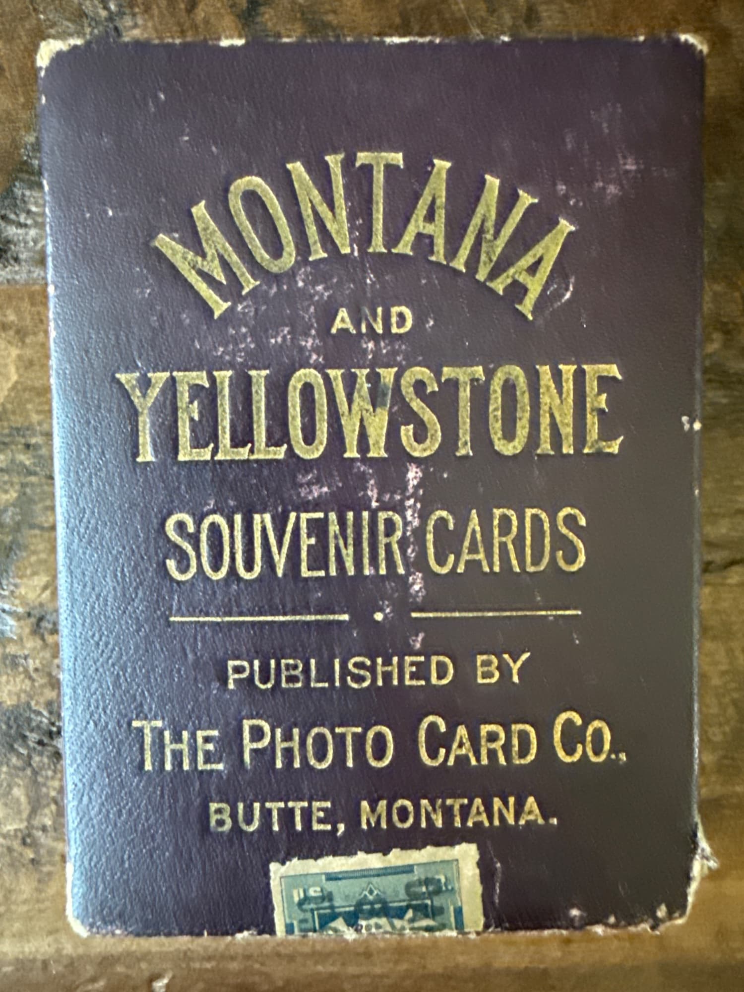 Montana and Yellowstone Souvenir Cards